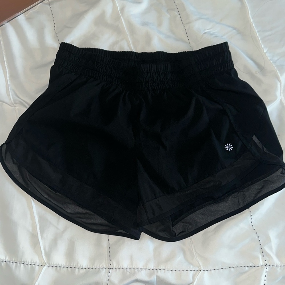 Athleta Black Running Shorts